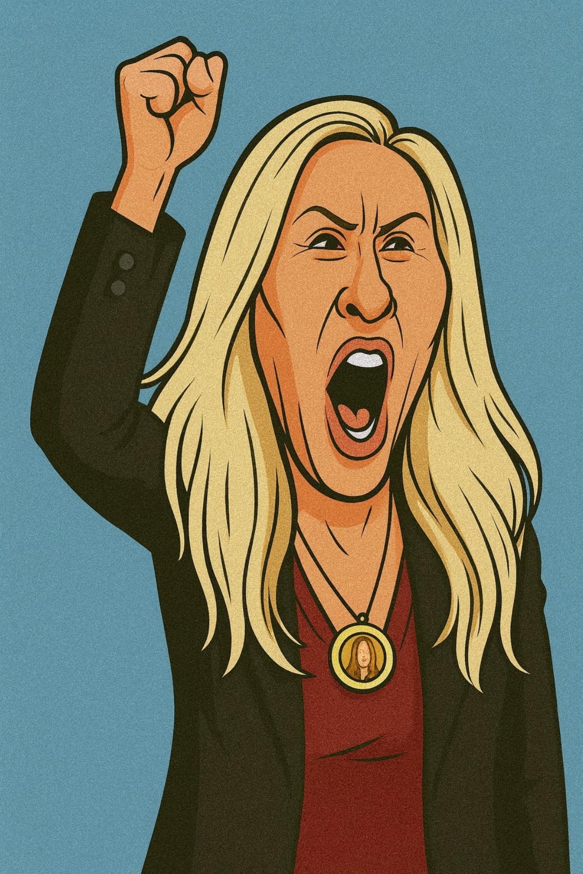 From Firebrand to Veruca Salt: MTG’s Hissy Fit and the Blonde AOC’s Betrayal of MAGA