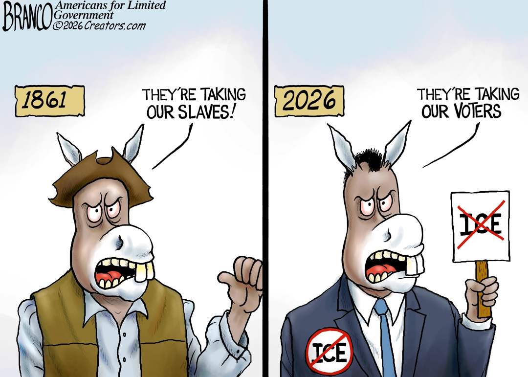 Branco Cartoon – Dems On Ice