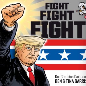 FIGHT FIGHT FIGHT 2024 Cartoon Book
