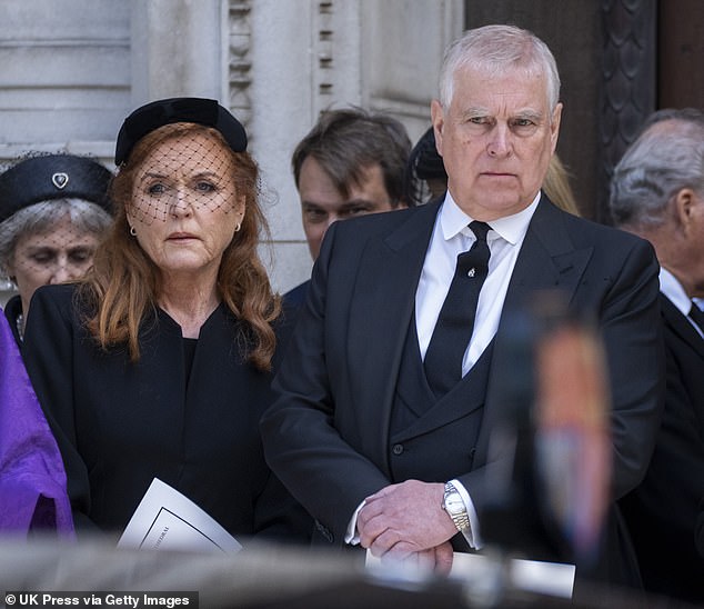 Meanwhile on September 16 2025, she attended the funeral of Katharine, Duchess of Kent, at Westminster Cathedral with Andrew