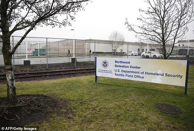 Morris is being held at the Northwest Detention Center in Tacoma. An ICE spokesperson told the Daily Mail she will 'remain in ICE custody pending removal proceedings'