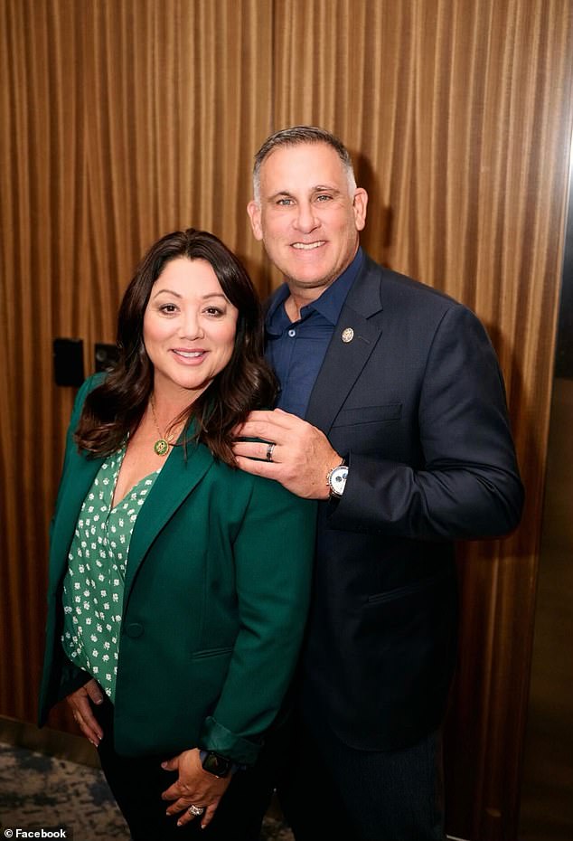 Husband of Trump's controversial labor boss 'is BARRED from headquarters after video allegedly showed him touching staff inappropriately'