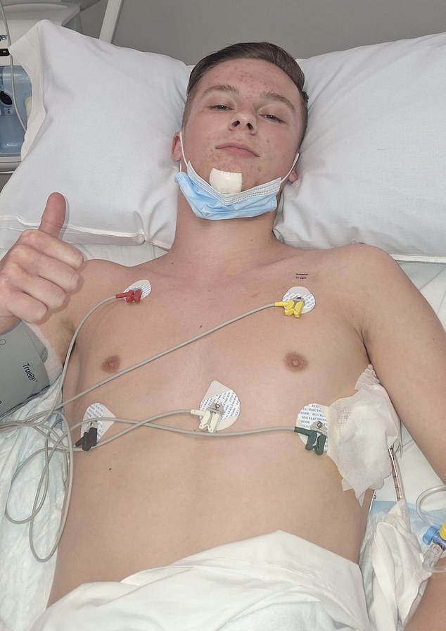 Theo was left in critical condition, but doctors expect him to make a full recovery