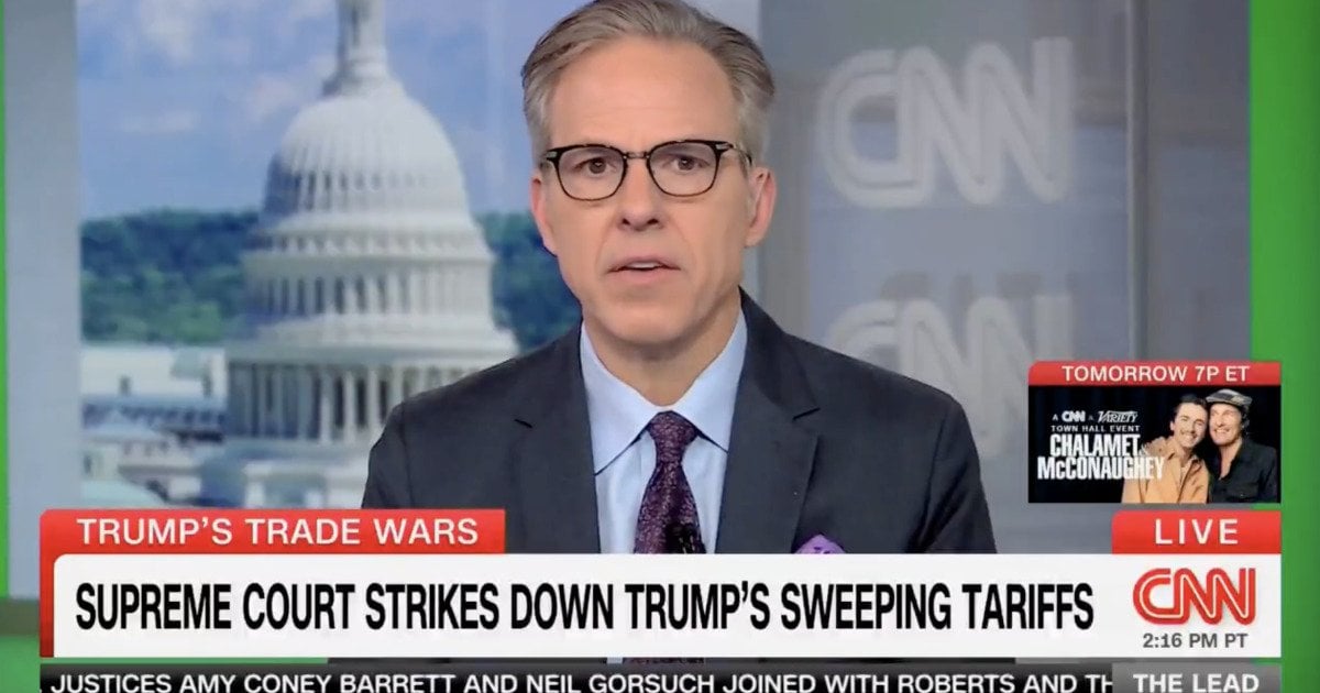 Jake Tapper Looks Like He’s Going To Cry When Analyst Tells Him SCOTUS Ruling Won’t Stop Trump!