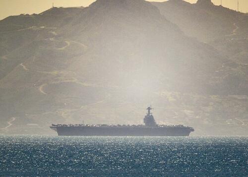 Ford Carrier Group Enters Mediterranean To Join Biggest US Build-Up Since 2003 Iraq War