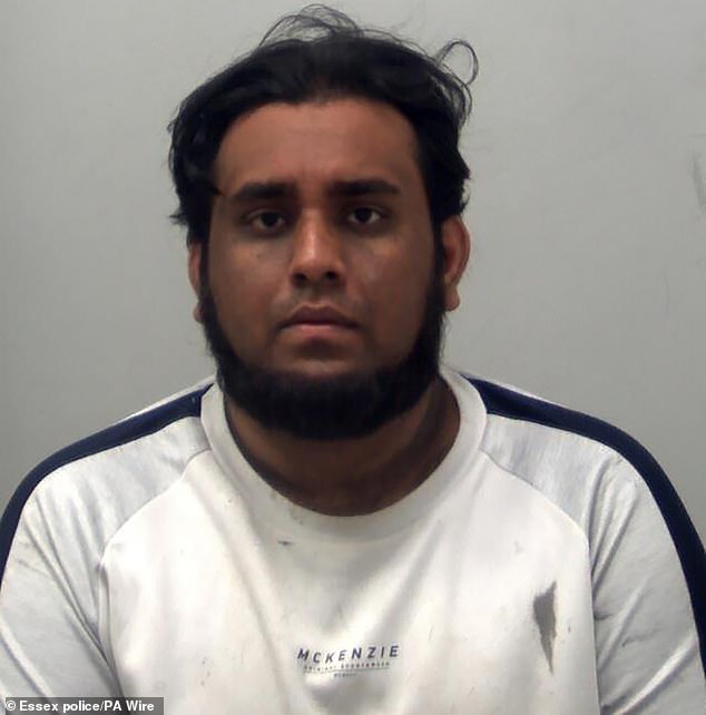 Oaveed, seen in an Essex Police custody photo, admitted animal cruelty and fraud by false representation