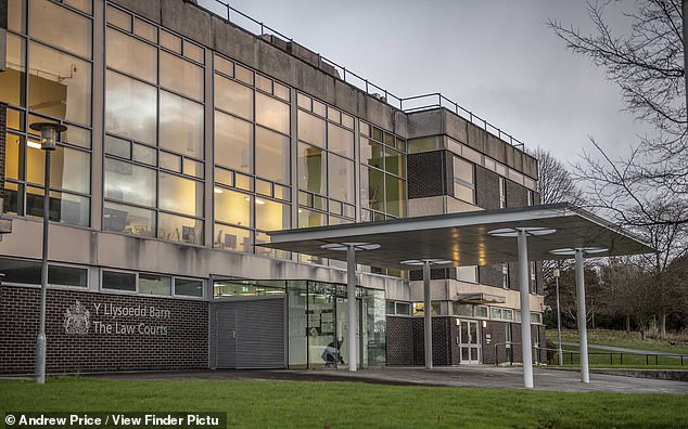 Magistrates were told that the case was too serious for them to deal with it and they granted Roberts bail to appear before a judge at Mold Crown Court (pictured) in March