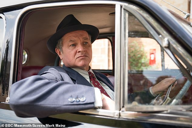 Brian McCardie starred in the Agatha Christie adaptation of murder mystery Murder is Easy (pictured)