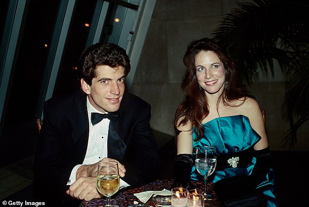Kennedy reportedly almost killed his first serious girlfriend, Christina Haag, in 1986 when he took her kayaking in open sea off the Jamaica coast. (They are pictured that same year)
