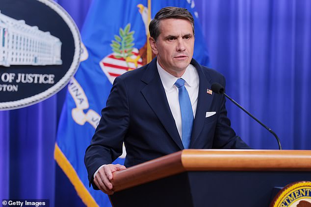 Deputy Attorney General Todd Blanche announced Hundley's firing with a social media post