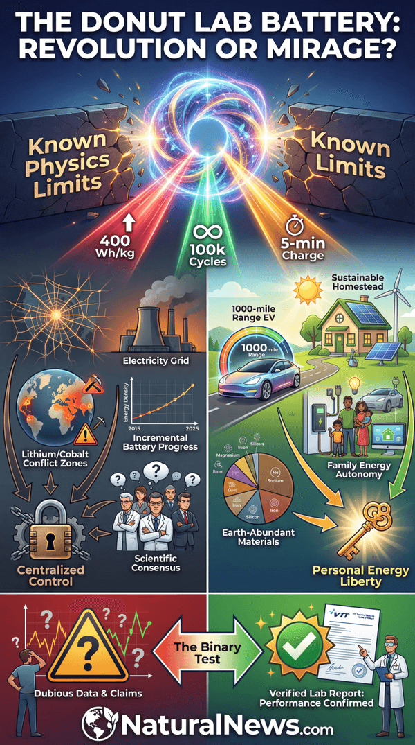 The Donut Lab Battery: A Wright Brothers Moment for Energy Independence?