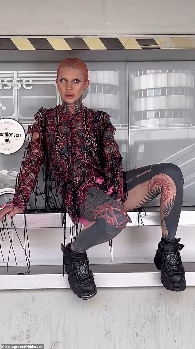 German tattoo artist Jessica Brösche, 26, was stopped by ICE and held for 45 days in January last year