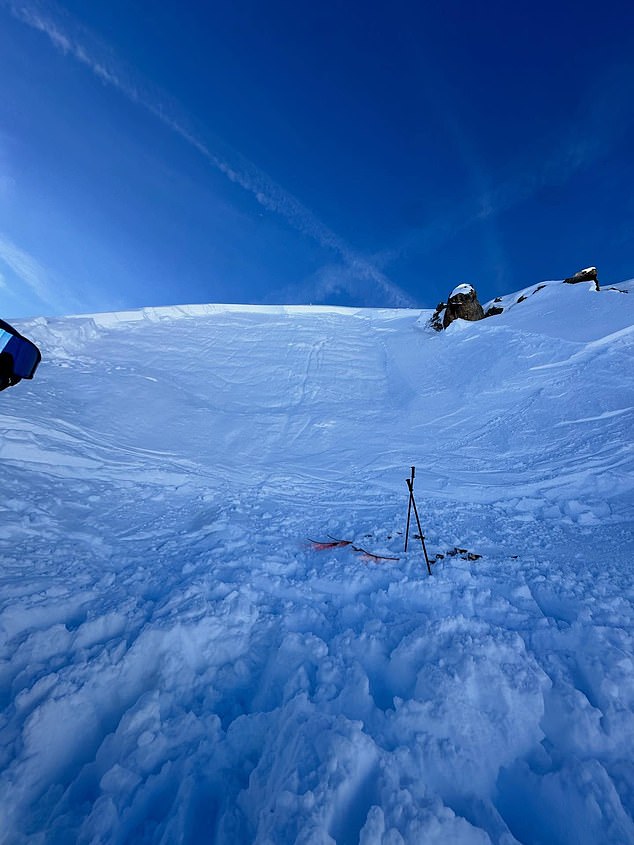 It took rescuers almost an hour to find Mr Willets as he was under 2.5 metres (8ft) of snow without a transmitter or airbag