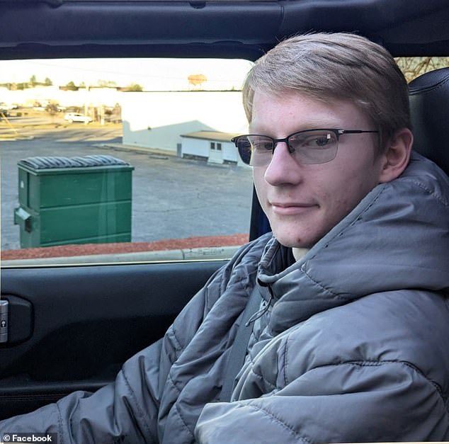 Police say Austin Tucker Martin (pictured), 21, is from North Carolina, and was reported missing a few days ago by his family