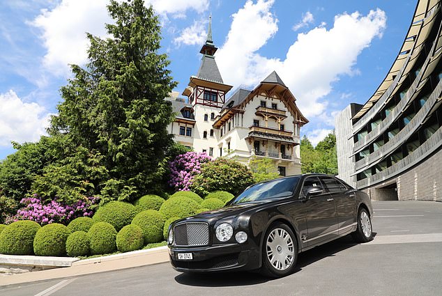 ​The lakeside clinic offers several different month-long recovery programmes for ultra-wealthy clients. Pictured: The £13,000-a-day Paracelsus Recovery Clinic