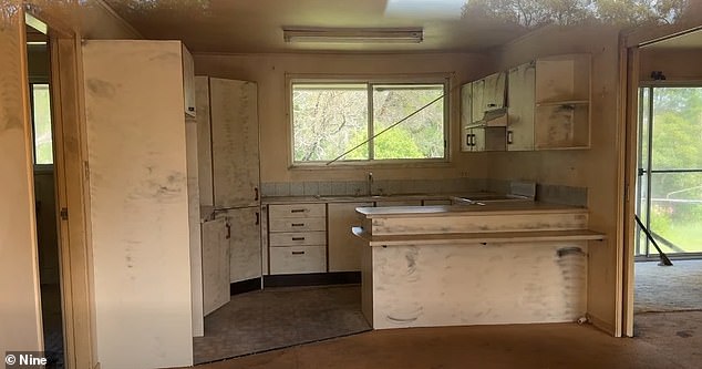 It's understood Baghsarian was beaten and forced to film hostage-style videos at an abandoned home in Dural (above)