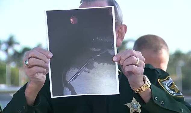 The white male, in his early 20s, was holding what appeared to be a shotgun and a fuel can as he tried to enter Trump's Palm Beach residence