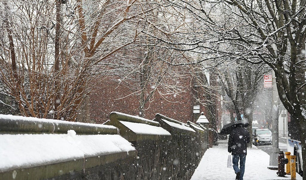 First Snow Arrives With Blizzard Set To Drop Feet Of Snow On Northeast