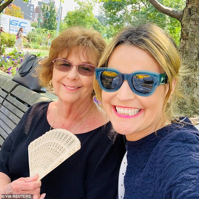 Multiple people have been detained and released during the investigation, but no arrests have been made. Nancy and Savannah are pictured above in an undated photo