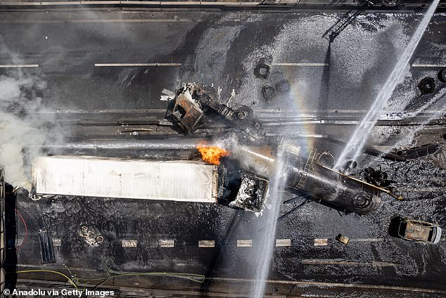 The truck driver was one of the victims killed in the explosion, and police say the investigation is ongoing