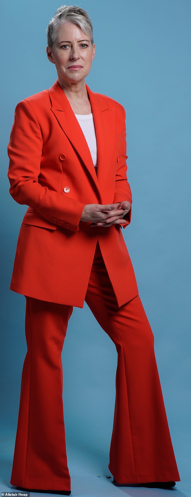 Ramsay's ex-mistress Sarah Symonds, pictured, accuses him of whitewashing his past in his 'completely misleading and fake' new Netflix series