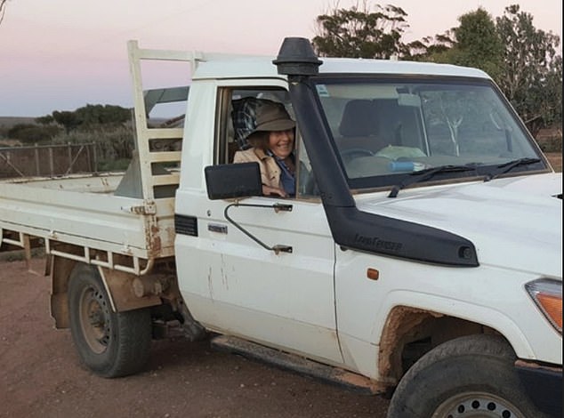 Joy Betty, then 88, was pictured at Bullyaninnie in a government publication