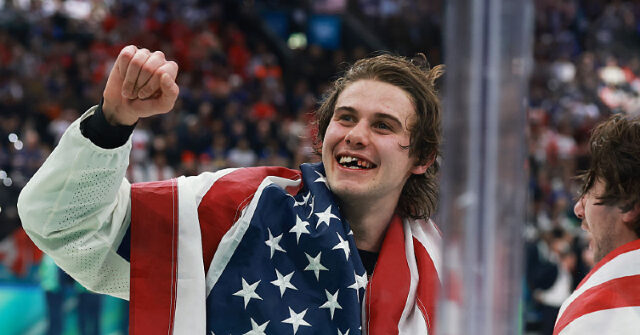 Team USA's Jack Hughes 'Proud to be an American' After Scoring OT Goal to beat Canada, Win Gold