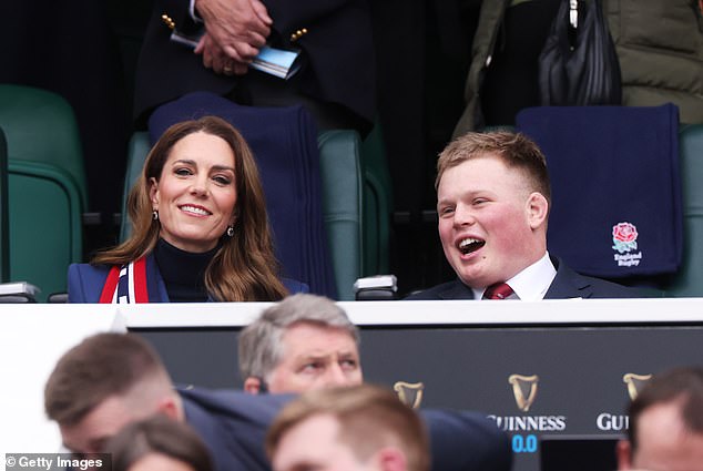 Kate showed few signs of strain just 48 hours after the arrest of her husband's uncle, Andrew Mountbatten-Windsor