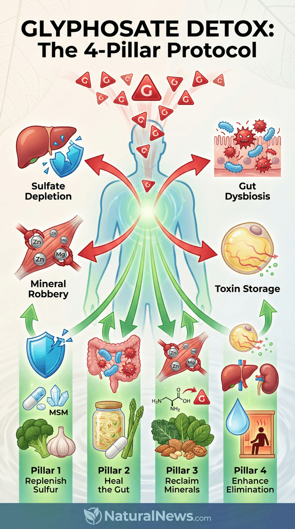 Urgent Glyphosate Detox Protocols: How to Safely Eliminate This Plant Nerve Agent From Your Body