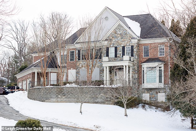 The Bethesda mansion has been boarded up, with neighbors relieved to see the back of Goode and her family