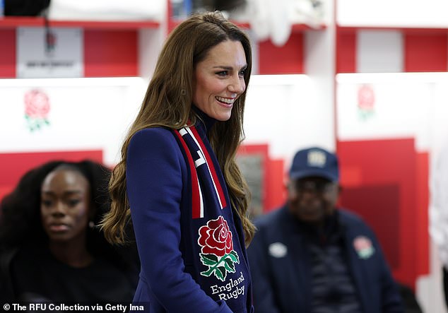 She seemed to be in good spirits despite a week of hell for the royal family following Andrew's arrest