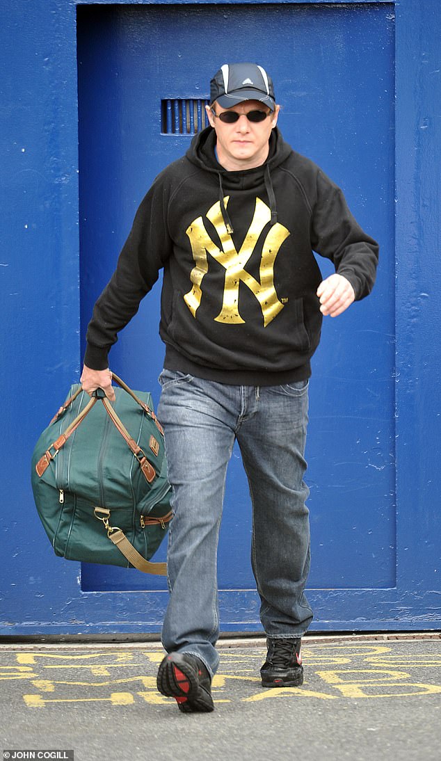 Convicted rapist Larry Murphy leaving Arbour Hill Prison in August 2010