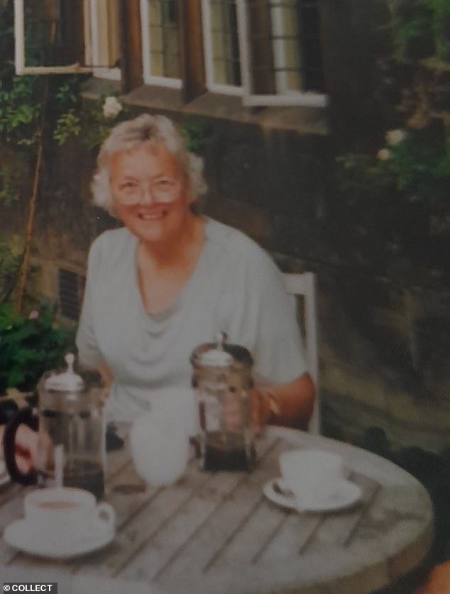 Former Methodist minister Paul Flowers was sentenced to three years in prison last February for defrauding his friend, Margaret Jarvis (pictured). Flowers systematically plundered Miss Jarvis' estate to fund a lavish lifestyle of drugs, alcohol, luxury travel, and theater excursions