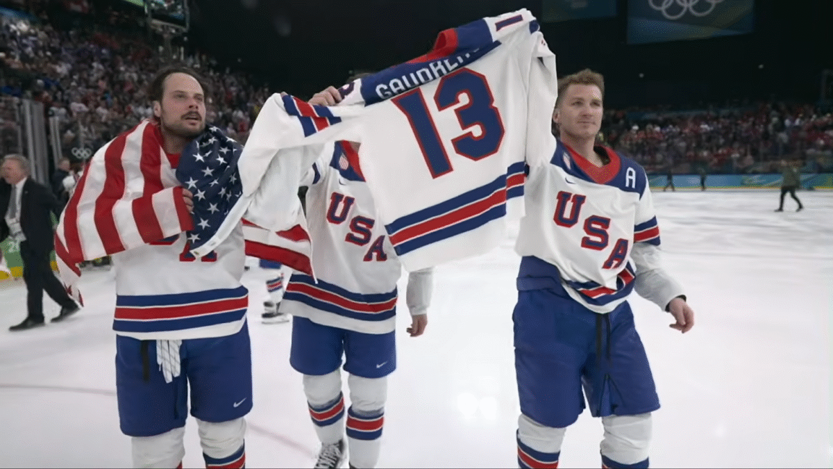 ‘So Proud To Be Americans’: U.S. Men’s Hockey Team Defeats Canada In Overtime Battle For Olympic Gold