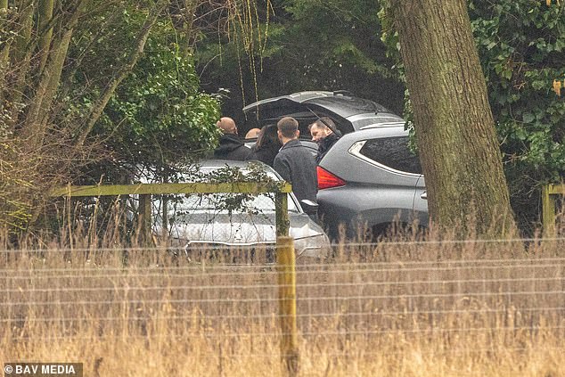 Police officers in plain clothes arrived at Wood Farm on February 19 to arrest Andrew Mountbatten-Windsor