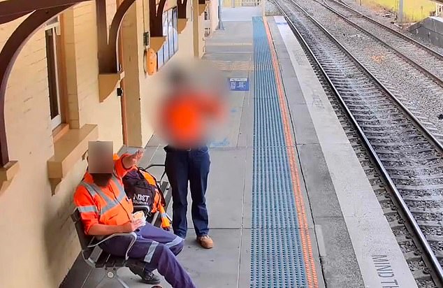 Mr Jordan denied performing the salute, telling the Commission he had either made 'a gesture of camaraderie between train crew' or an 'all clear' hand signal used in the rail industry to indicate the tracks ahead are unobstructed