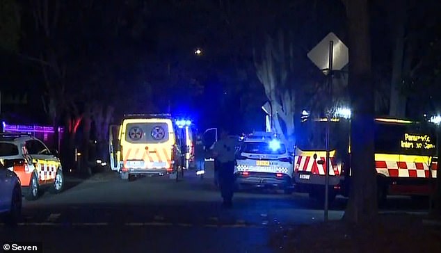 Blackmore Oval was a crime scene for much of the night