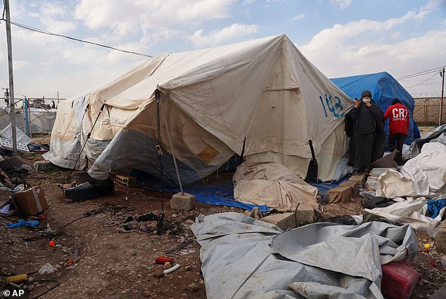 Pictured: Roj Camp in eastern Syria, where Rosse-Emile and other Australians are detained