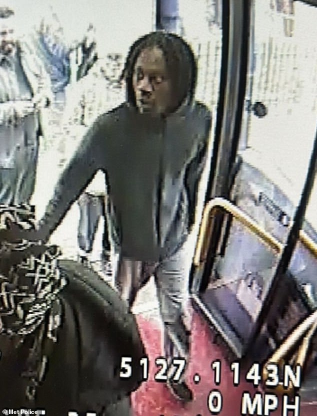 Fresh CCTV shows fugitive drill rapper who went on the run ahead of deportation flight - as police manhunt enters 9th day