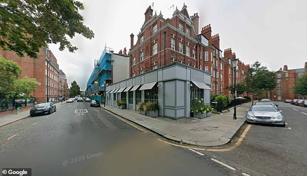 The footage was posted online by furious chef Phil Howard, who owns the restaurant (pictured), after discovering the day's shellfish delivery had vanished