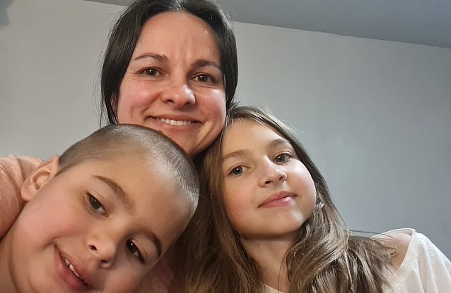 While at first Sophia and Nikita struggled to fit in at school but with the help of a translator the children, now aged 11 and 8, are now trilingual speaking Ukrainian, Russian and English