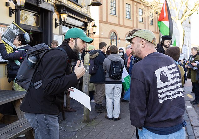 The Daily Mail spoke to pro-Palestine supporters, who said they were not antisemitic but simply against genocide in Gaza