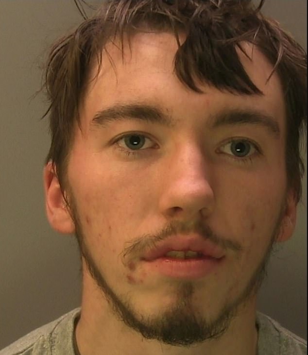 Leighton Ashby, 22, from Ashford, Kent, was jailed for two years following the 'callous and sadistic' attack