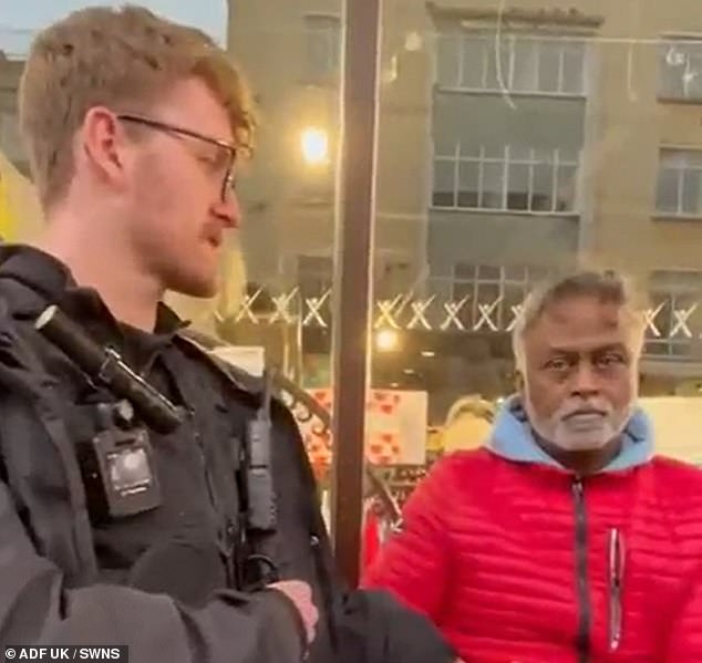 Christian street preacher was arrested for 'inciting racial hatred' after delivering sermon 'on Islam and transgender ideology