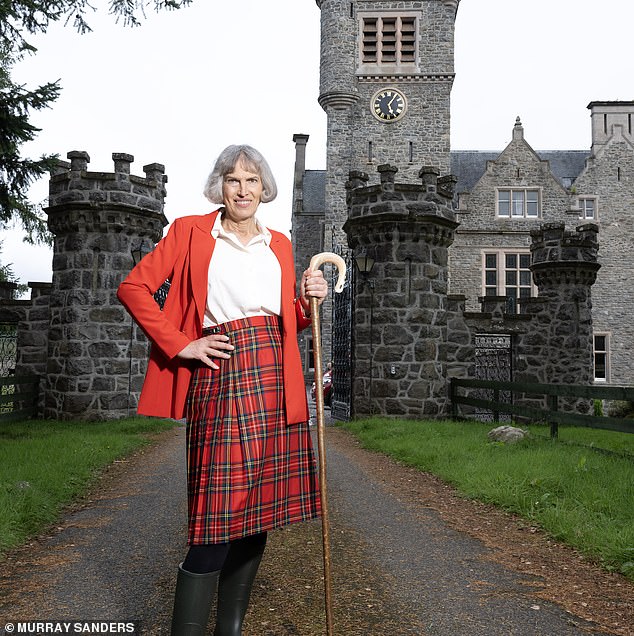 The dispute is said to have begun with Lady Samantha Kane, believed to be the only person in the UK to have changed gender three times, who lived at the house previously