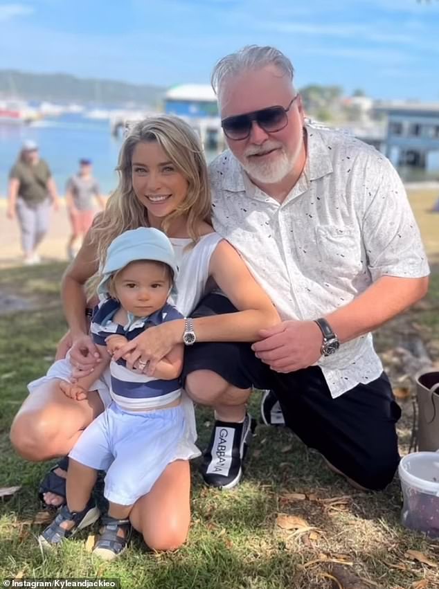 I don't doubt that Sandilands (pictured with his wife Tegan and son Otto) is privately stunned that things have escalated to this point