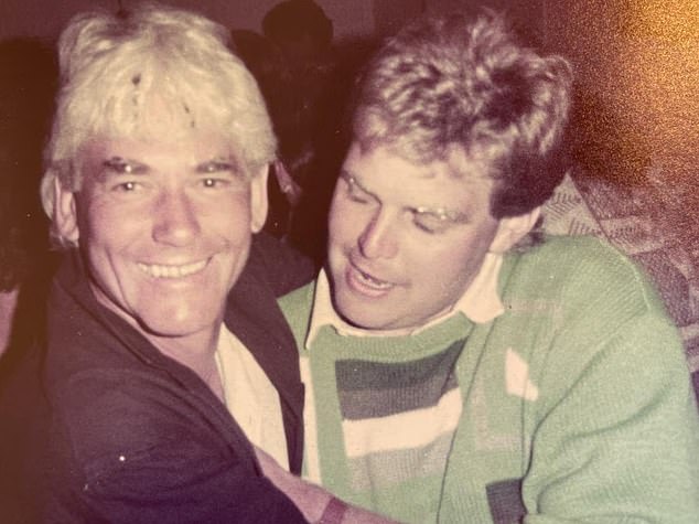 Leddin ripped off the sons of late Australian advertising legend Tony White (left)