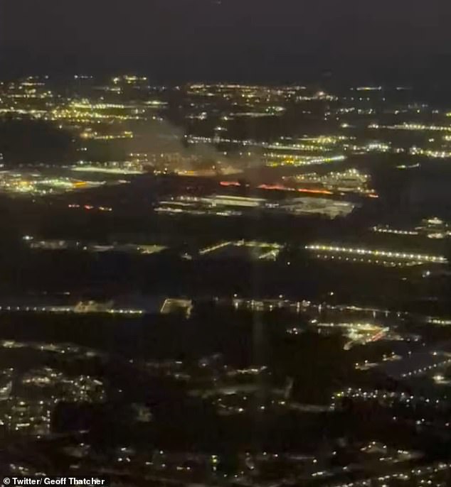 Thatcher and his wife, Tanya, were on board holding hands as they feared for their lives on the Delta flight
