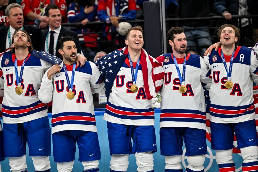 WATCH: Trump Speaks To USA Hockey Team After Victory, Players Erupt In Excitement