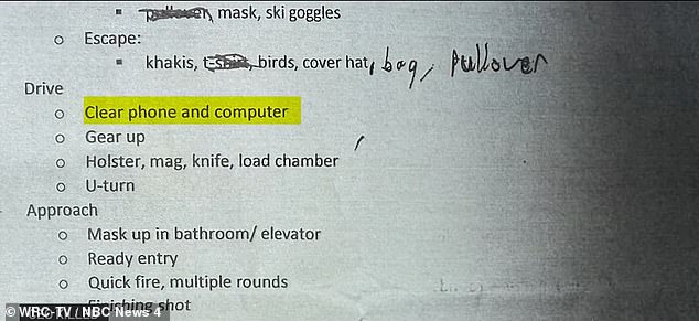 Before the murder, Danehower created a chillingly detailed plot he titled 'The Plan', where he detailed how to carry out and get away with the killing